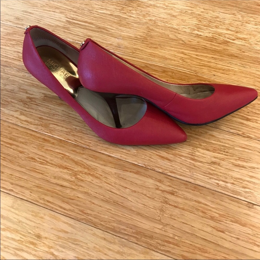 Michael Kors Red Pumps Size 9.